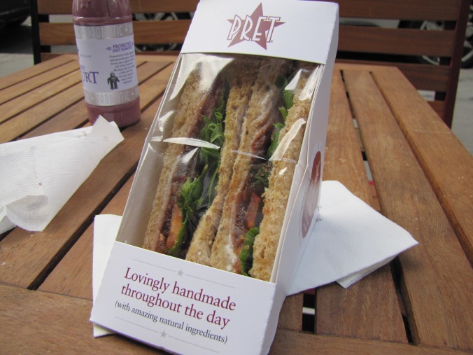 Lunch at Pret